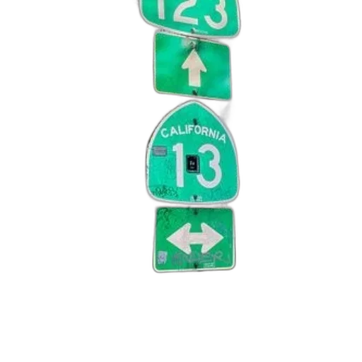 jewelry, 3d render, green, street, signs, indicating, california, 123 transparent PNG cut-out