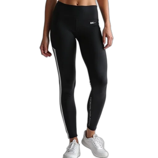 new, balance, leggings, black transparent PNG cut-out