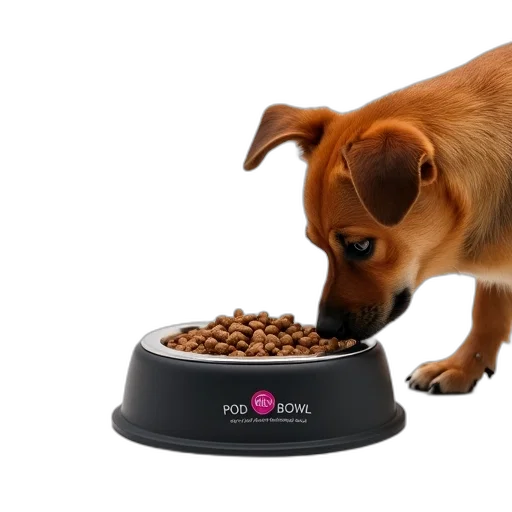 food, animal, brown, dog, ears, perked, looking, black transparent PNG cut-out