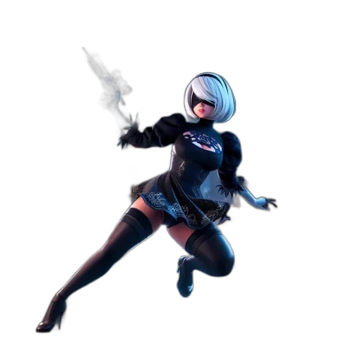 weapon, staff, sword, robot, concept art, 3d render, pixel art, fantasy art transparent PNG cut-out
