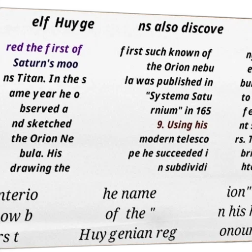 poster, featuring, historical, figure, huygens, discussing, his, discovery transparent PNG cut-out