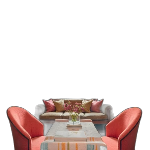 furniture, staff, crown, 3d render transparent PNG cut-out