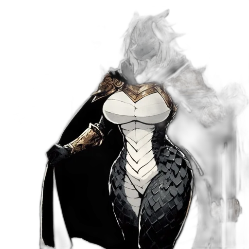 dress, dragon, mask, jacket, concept art, fantasy art, 3d render, comic book art transparent PNG cut-out