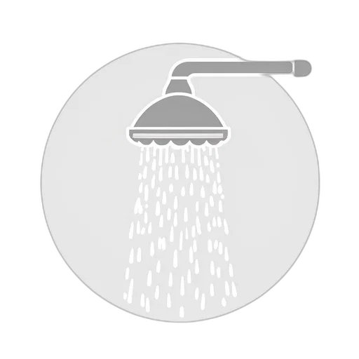 umbrella, hat, pixel art, rain, stylized, illustration, showerhead, water transparent PNG cut-out