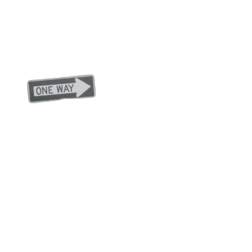 furniture, 3d render, outer space, fog, street, sign, says, one transparent PNG cut-out
