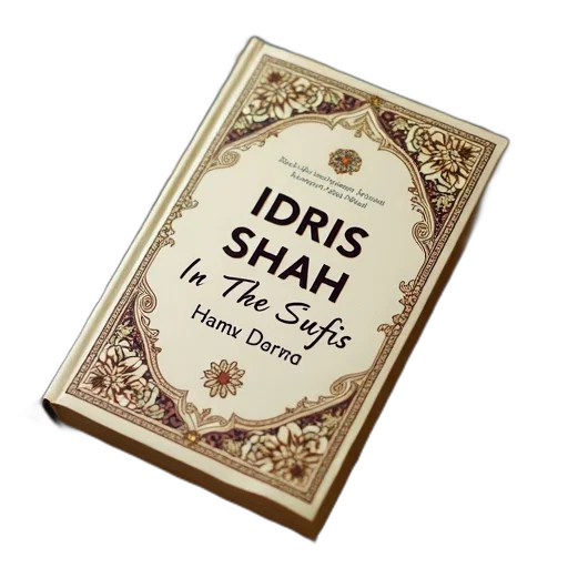 cover, book, idries, shah, sufis, decorative, pattern, background transparent PNG cut-out