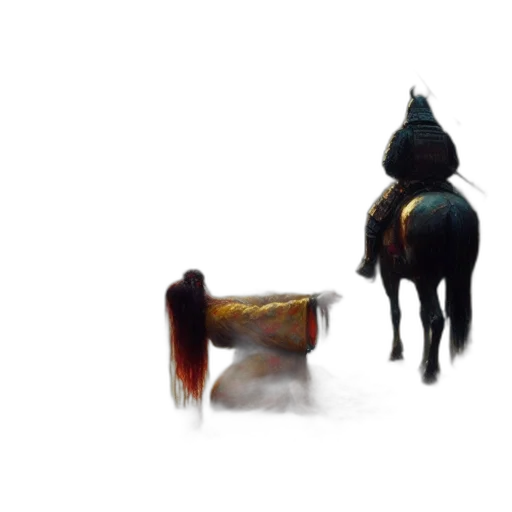 crown, hat, hair, staff, concept art, 3d render, oil painting, fantasy art transparent PNG cut-out
