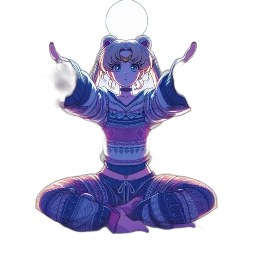 robot, mask, staff, jewelry, vaporwave, concept art, 3d render, pixel art transparent PNG cut-out