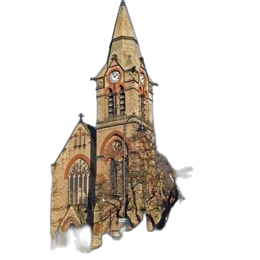 building, dress, 3d render, photorealistic, watercolor, concept art, picturesque, church transparent PNG cut-out