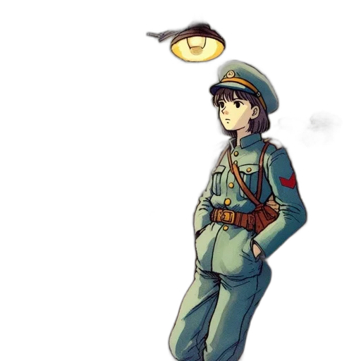 hat, staff, weapon, robot, concept art, anime, pixel art, cartoon transparent PNG cut-out