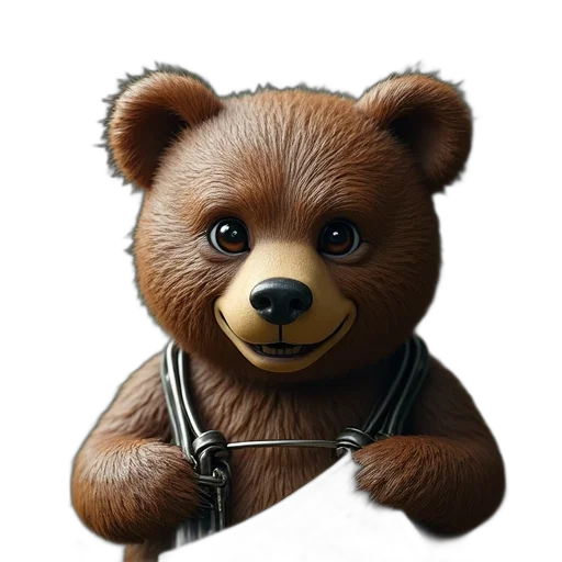 animal, face, staff, 3d render transparent PNG cut-out