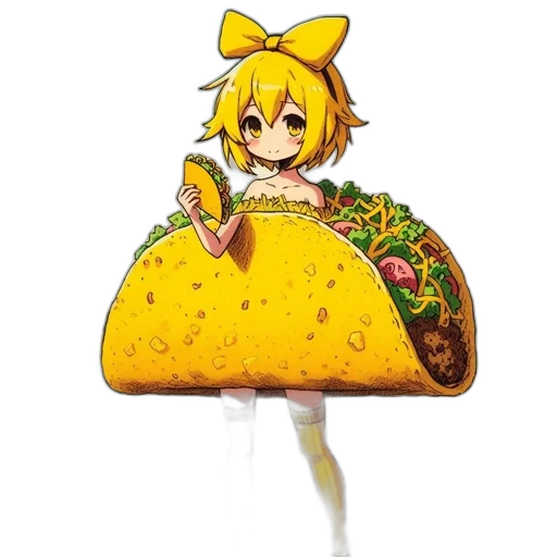 food, dress, animal, hat, pixel art, concept art, anime, fantasy art transparent PNG cut-out