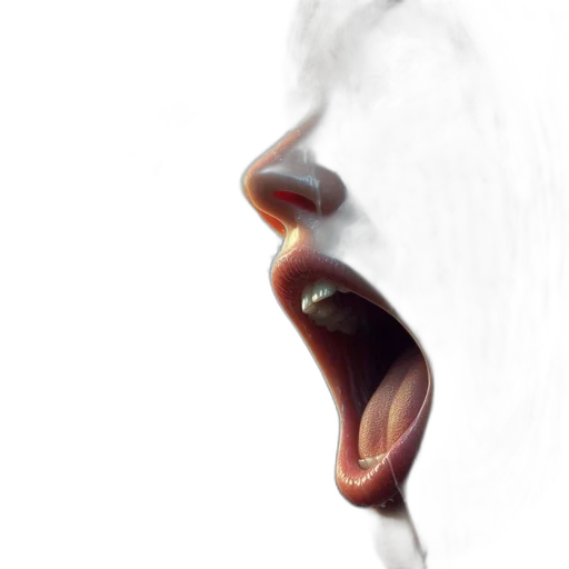 face, mask, creature, photorealistic, 3d render, concept art, fantasy art, fire transparent PNG cut-out