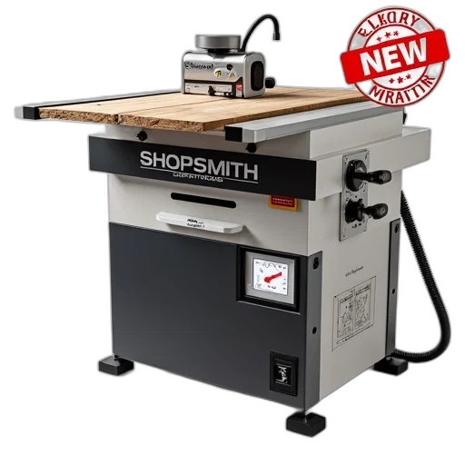modern, electric-powered, woodworking, machine, sleek, design, digital, display transparent PNG cut-out