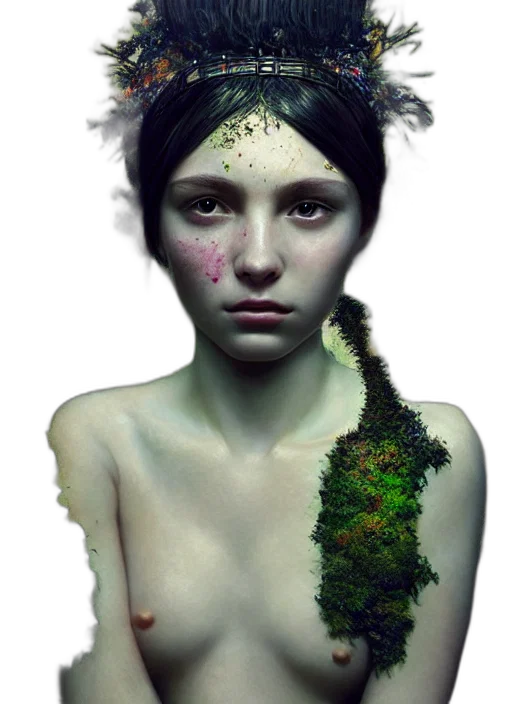 crown, creature, face, mask transparent PNG cut-out