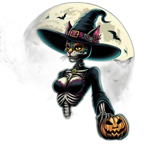 staff, hat, mask, concept art, pixel art, fantasy art, comic book art, dark transparent PNG cut-out
