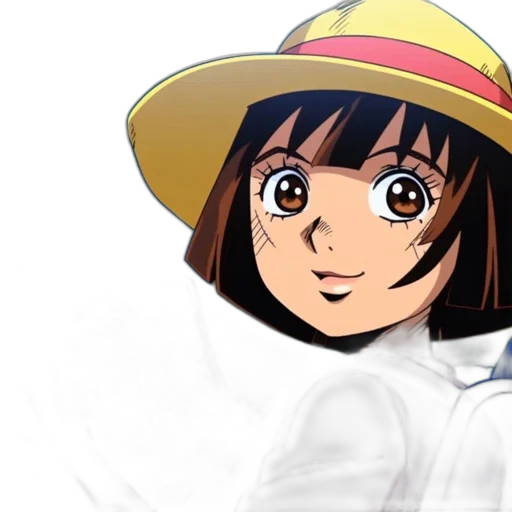 hat, face, flower, creature, anime, cartoon, photorealistic, concept art transparent PNG cut-out