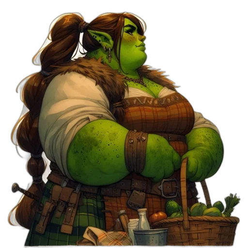 food, staff, concept art, fantasy art, pixel art, comic book art, green, another transparent PNG cut-out