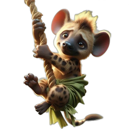 staff, animal, concept art, fantasy art, 3d render, cartoon, anthropomorphic, hybrid transparent PNG cut-out