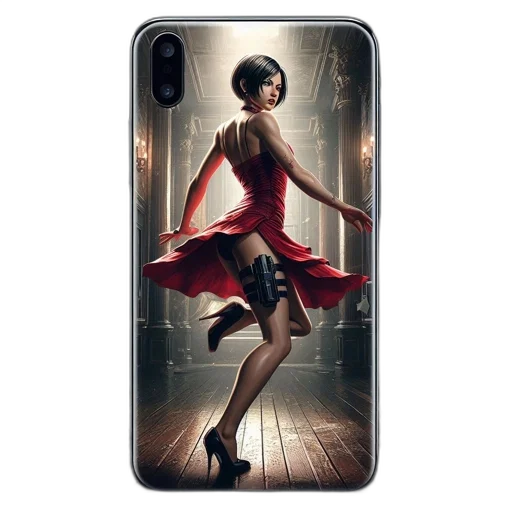 dress, photorealistic, concept art, cyberpunk, fantasy art, smartphone, customized, back transparent PNG cut-out