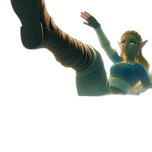 staff, concept art, 3d render, comic book art, photorealistic, underwater, outer space, green transparent PNG cut-out