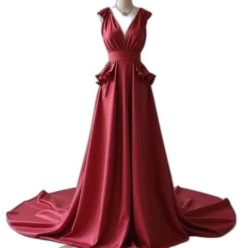 dress, jewelry, 3d render, photorealistic transparent PNG cut-out