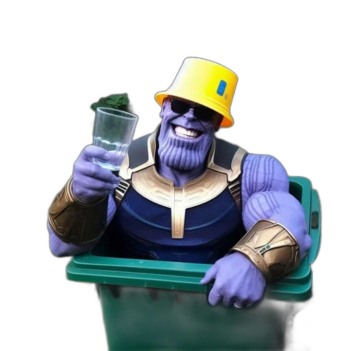 hat, crown, robot, furniture, concept art, 3d render, pixel art, comic book art transparent PNG cut-out