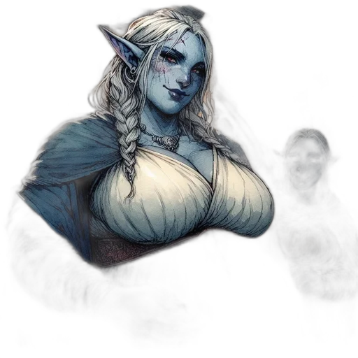 staff, fantasy art, concept art, watercolor, pixel art, blue, pastel, monochrome transparent PNG cut-out