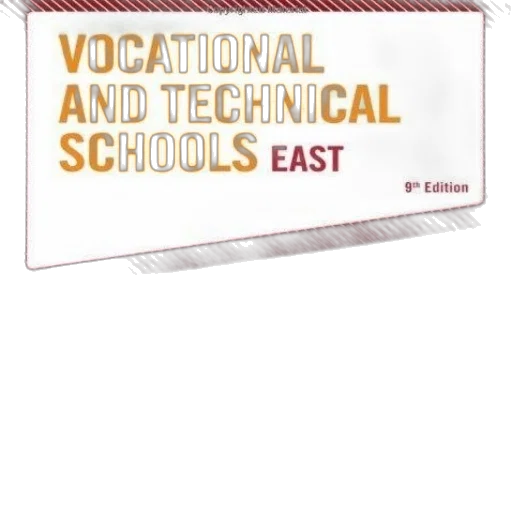 book, cover, titled, vocational, technical, schools, east, peterson transparent PNG cut-out
