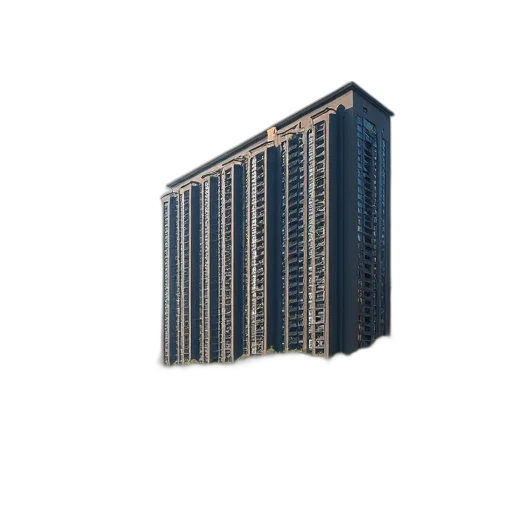 building, furniture, 3d render, photorealistic, concept art, modern, cityscape, large transparent PNG cut-out