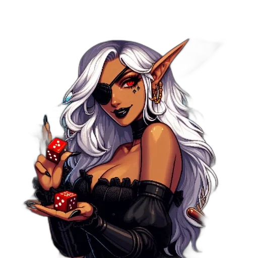 staff, fantasy art, pixel art, concept art, comic book art, dark, red, fierce-eyed transparent PNG cut-out