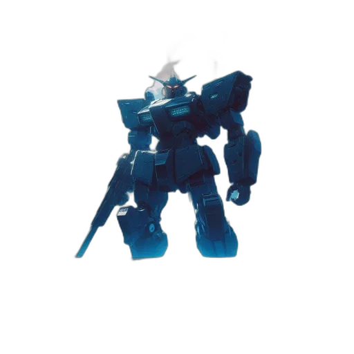 robot, weapon, staff, sword, concept art, 3d render, vaporwave, pixel art transparent PNG cut-out