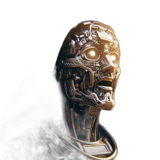 robot, mask, face, jewelry, 3d render, concept art, cyberpunk, photorealistic transparent PNG cut-out
