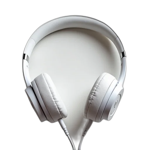 mask, photorealistic, beats, dre, white, headphones transparent PNG cut-out