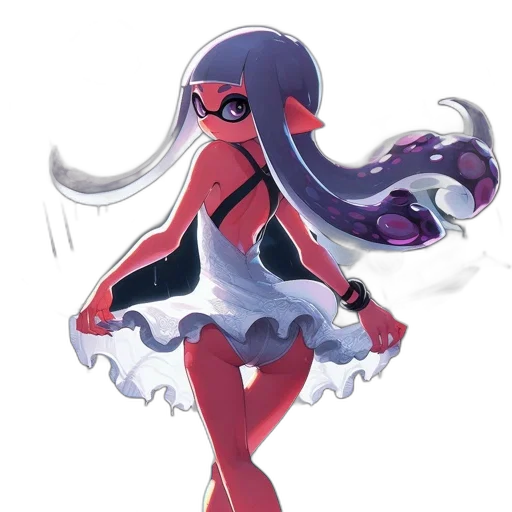 dress, creature, mask, staff, concept art, pixel art, watercolor, fantasy art transparent PNG cut-out