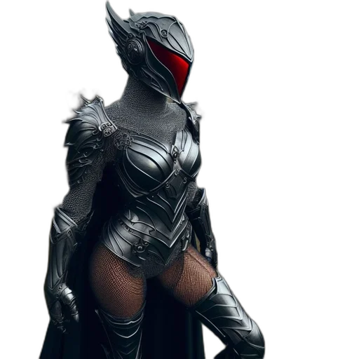 mask, dress, concept art, 3d render, fantasy art, comic book art, dark, armored transparent PNG cut-out