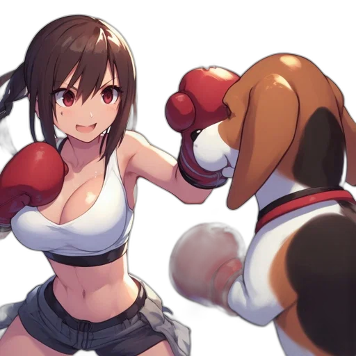 weapon, animal, anime, concept art, pixel art, cartoon, animated, woman transparent PNG cut-out