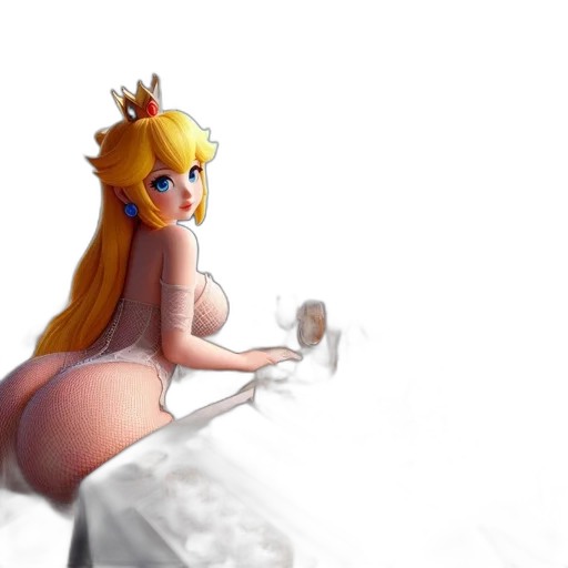 dress, crown, concept art, fantasy art, 3d render, pixel art, snow, fire transparent PNG cut-out