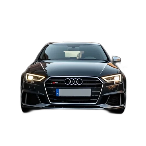 car, photorealistic, 3d render, audi transparent PNG cut-out