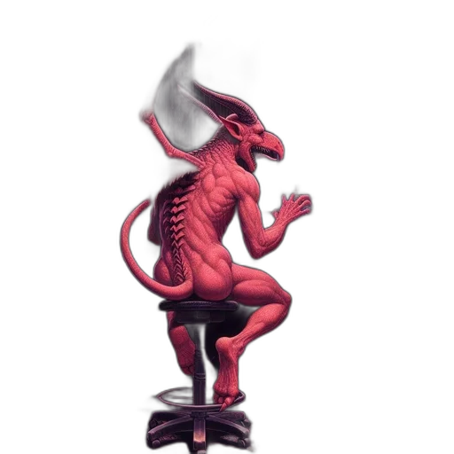 dragon, staff, creature, animal, concept art, fantasy art, 3d render, pixel art transparent PNG cut-out