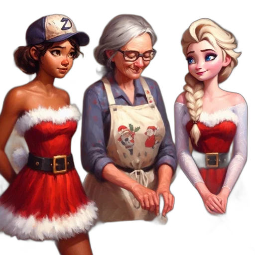 staff, dress, concept art, comic book art, cartoon, pixel art, three, women transparent PNG cut-out