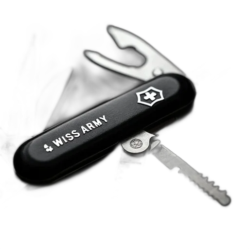 staff, jewelry, 3d render, close-up, image, swiss, army, knife transparent PNG cut-out