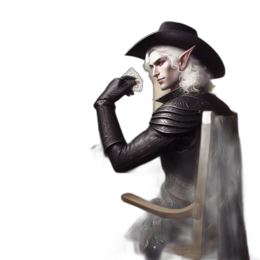 staff, hat, jacket, mask, concept art, fantasy art, watercolor, photorealistic transparent PNG cut-out