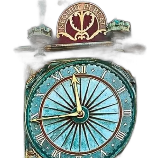 jewelry, staff, crown, concept art, 3d render, fantasy art, vintage, clock transparent PNG cut-out