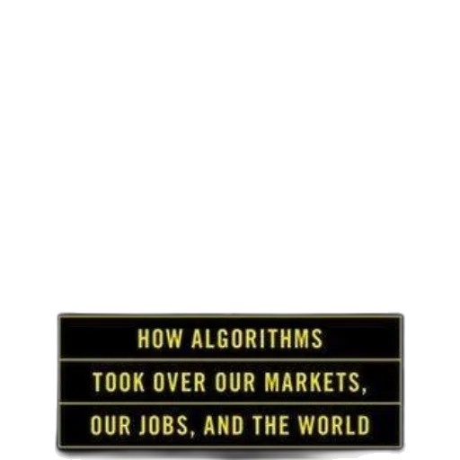 automate, how, algorithms, took, over, our, markets, jobs transparent PNG cut-out
