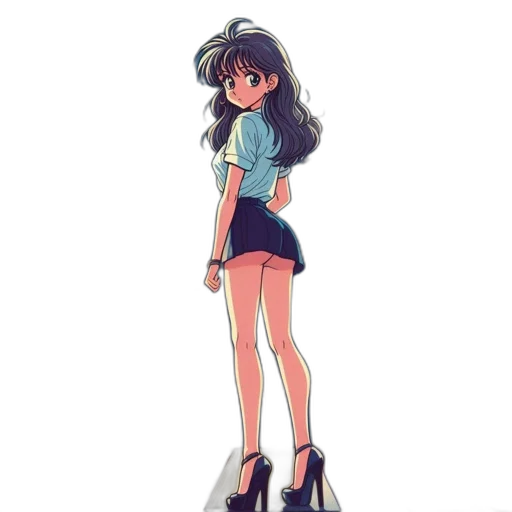 dress, staff, robot, shoes, anime, cartoon, concept art, pixel art transparent PNG cut-out