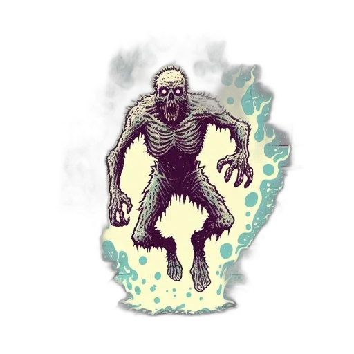 creature, staff, mask, animal, concept art, comic book art, fantasy art, pixel art transparent PNG cut-out