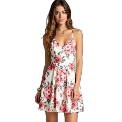 dress, new, women, clothing transparent PNG cut-out