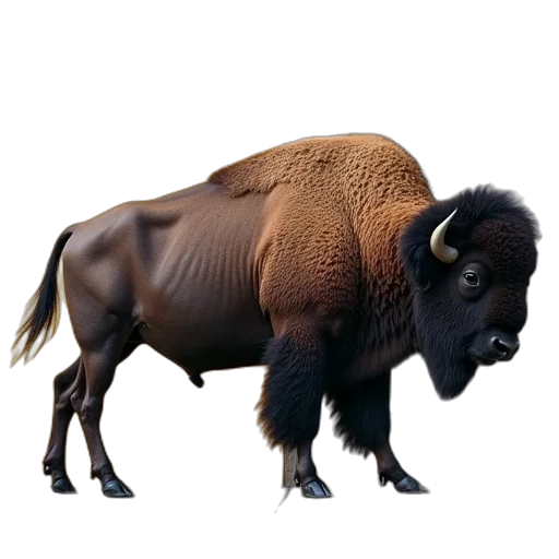 animal, creature, dragon, weapon, photorealistic, concept art, 3d render, bison transparent PNG cut-out