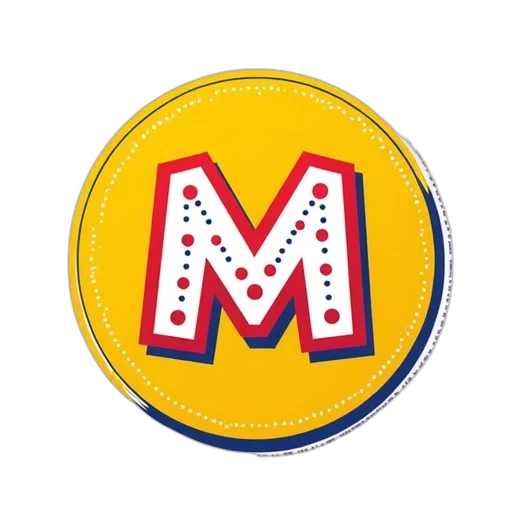 jacket, crown, circular, graphic, yellow, background, blue, border transparent PNG cut-out